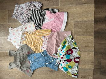 Lot de 9 robes bébé fille 6 mois