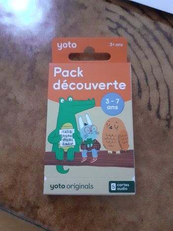 Pack découverte 3-7 ans yoto