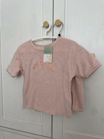 Ensemble éponge neuf rose 12 mois