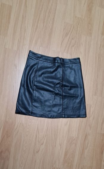 jupe en simili cuir fille 10 ans Kiabi