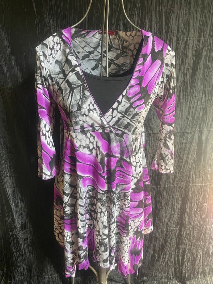 Tunique asymétrique doublé  top