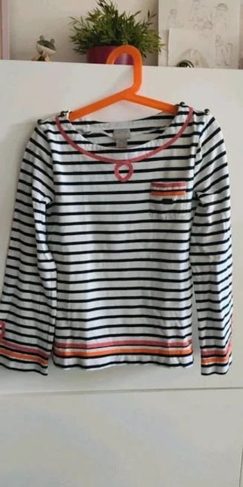 Cyrillus Tee-shirt marinière 10 ans