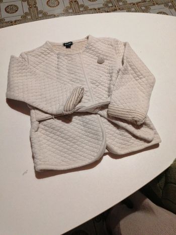 Gilet ceinture côtelé