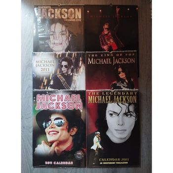 Lot 6 calendriers Michael Jackson