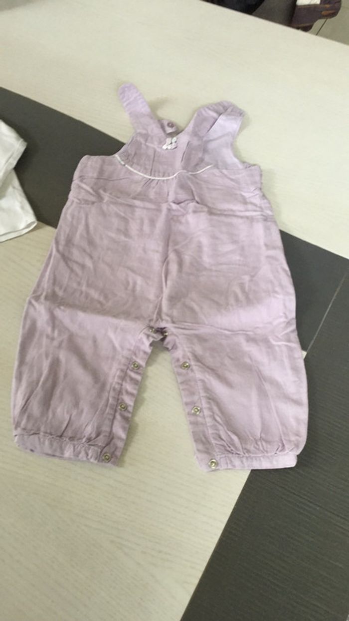 Ensemble salopette lilas 9m Obaibi - photo numéro 4