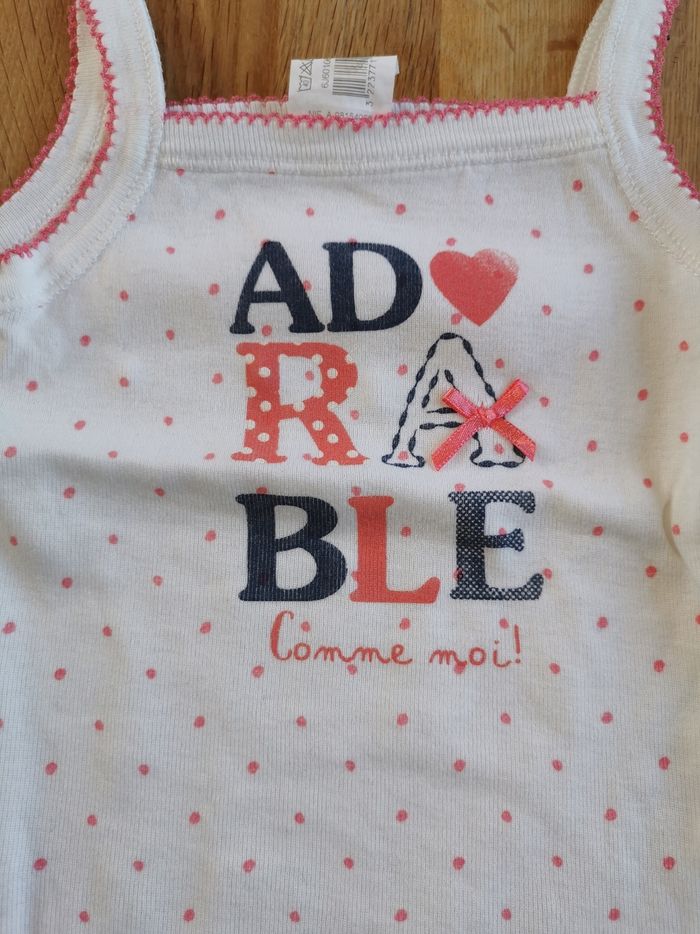 Lot 7 bodies bretelles 12 mois - photo numéro 6