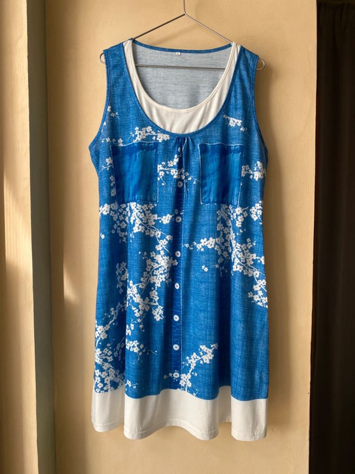 Robe bleue L - photo numéro 2