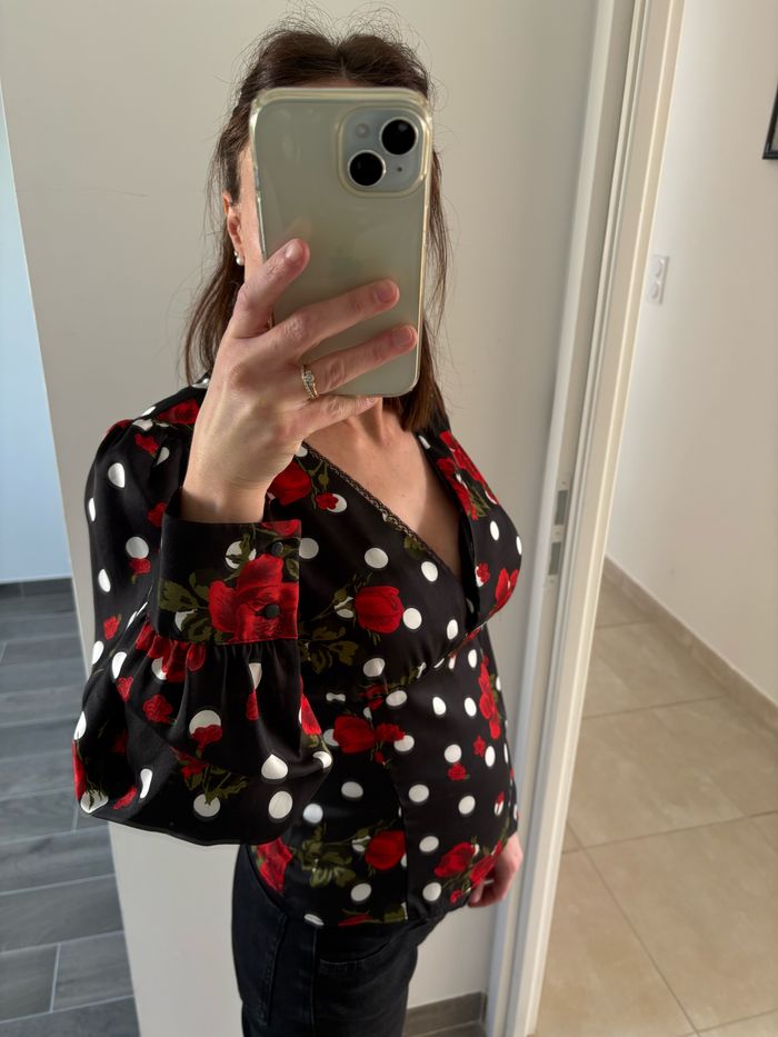 Chemise Zara noire - photo numéro 4