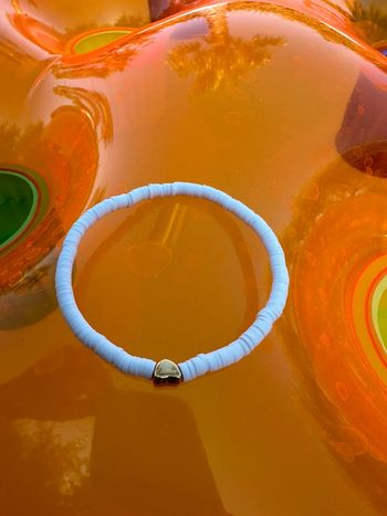 Bracelet fantaisie blanc