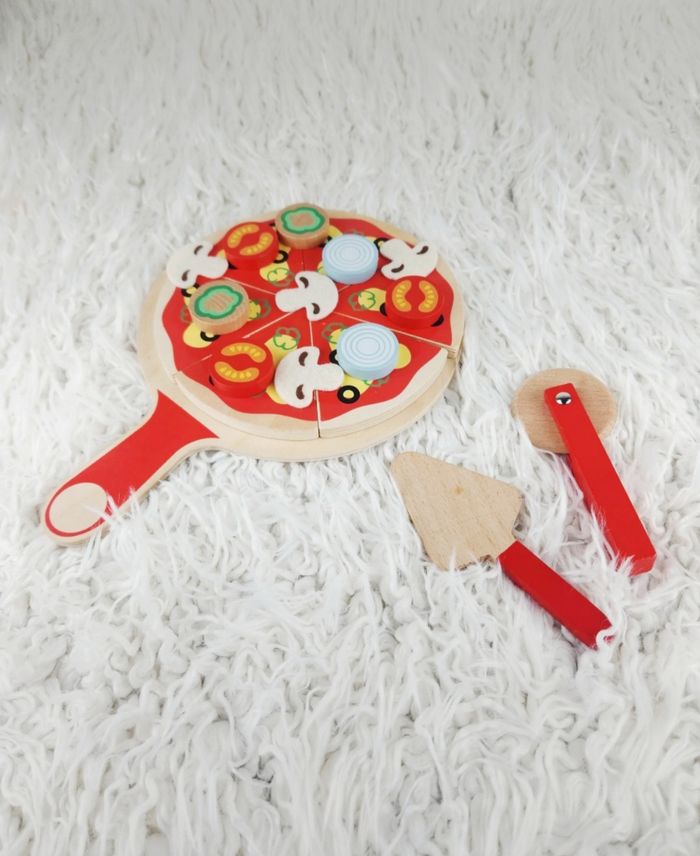 Set pizza en bois marque Vertbaudet 🎅