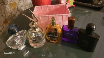 Lot de 5 flacons vide parfum