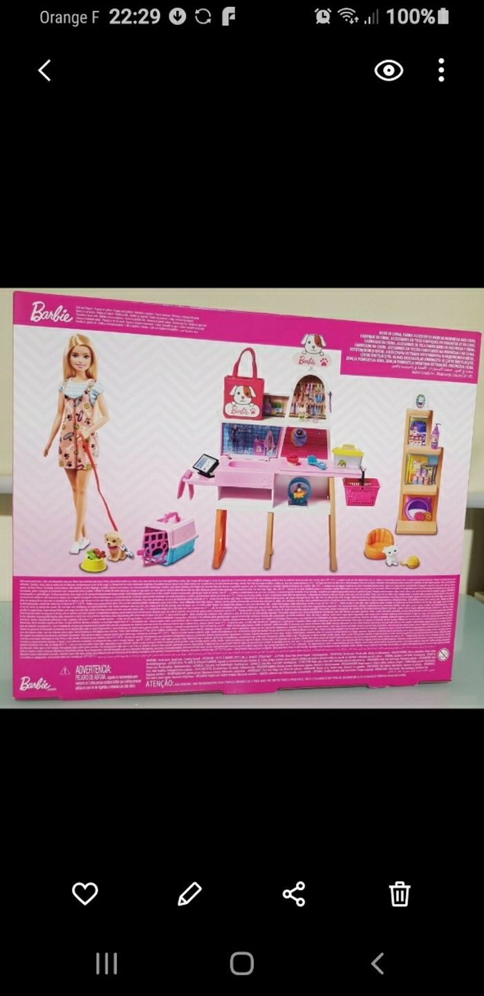 Barbie et son salon de toilettage - photo numéro 2
