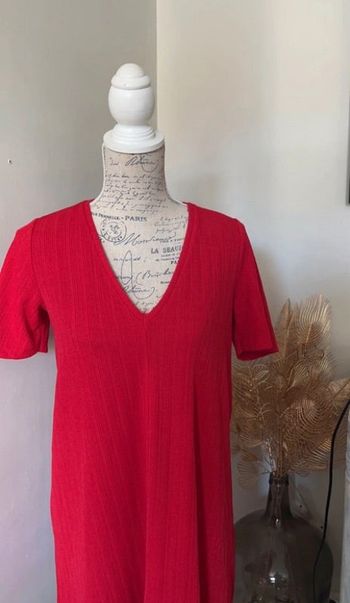 Robe courte rouge
