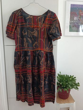 Robe vintage en coton léger de la marque René Derhy.