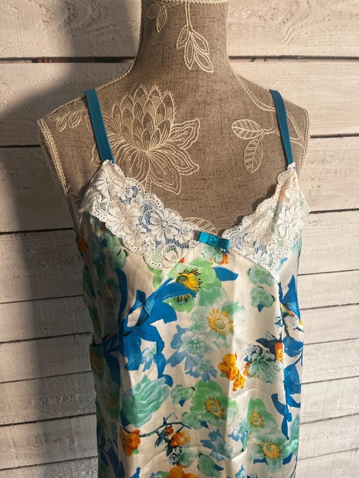 Robe nuisette fleurie vintage - photo numéro 4