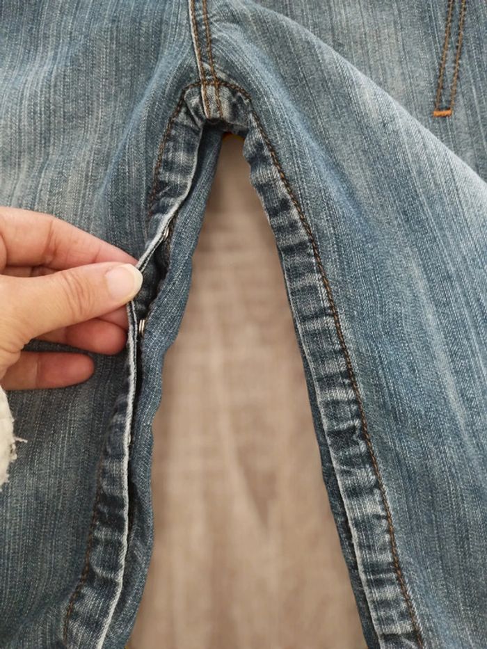 Salopette en jean garçon 18 mois Obaïbi - photo numéro 3