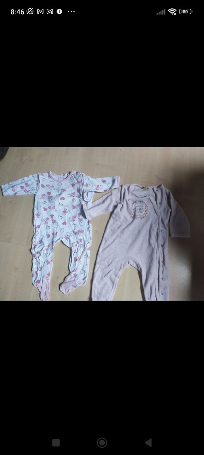 Lot 8 pyjamas fille 9 mois - photo numéro 4