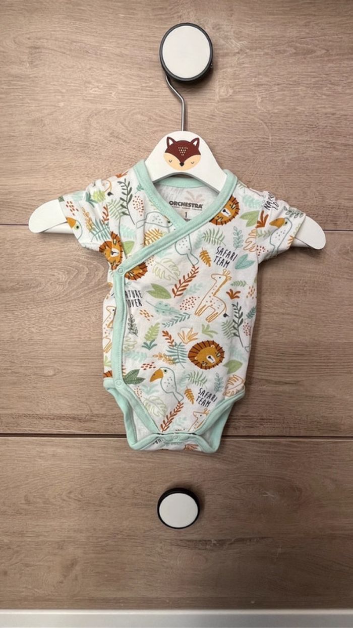 Lot de 5 bodies Orchestra - Jungle – Taille 1 mois - photo numéro 2