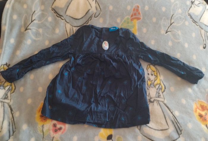 Blouse disney reine des neiges 2/3 ans