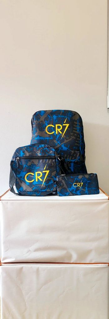 Lot CR7 sac à dos + sac bandoulière + trousse