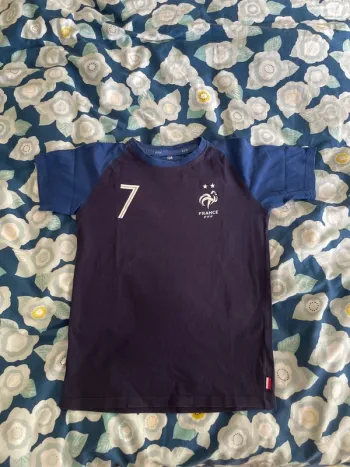 Tshirt marine FFF taille 10 ans
