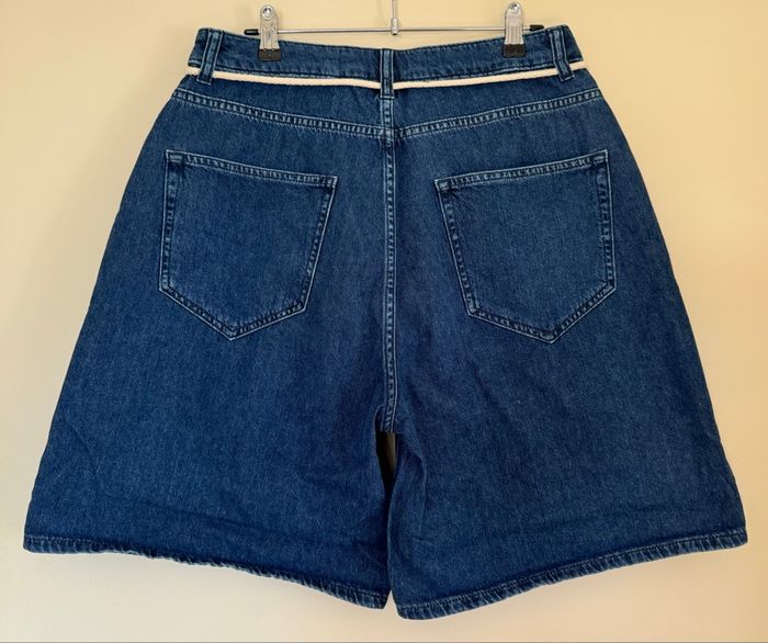 Short en jean taille haute bleu denim Karl Lagerfeld - photo numéro 5