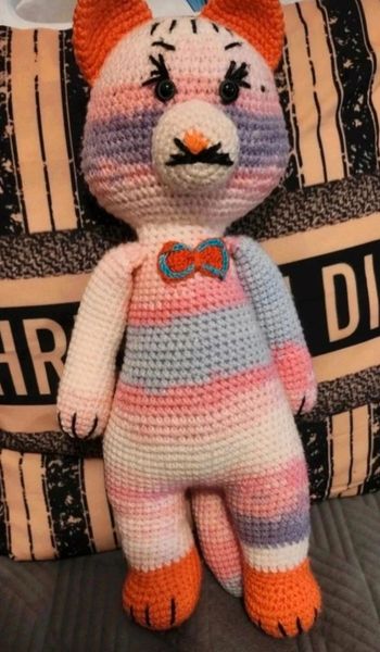 Grand chat 🐱 fait main 