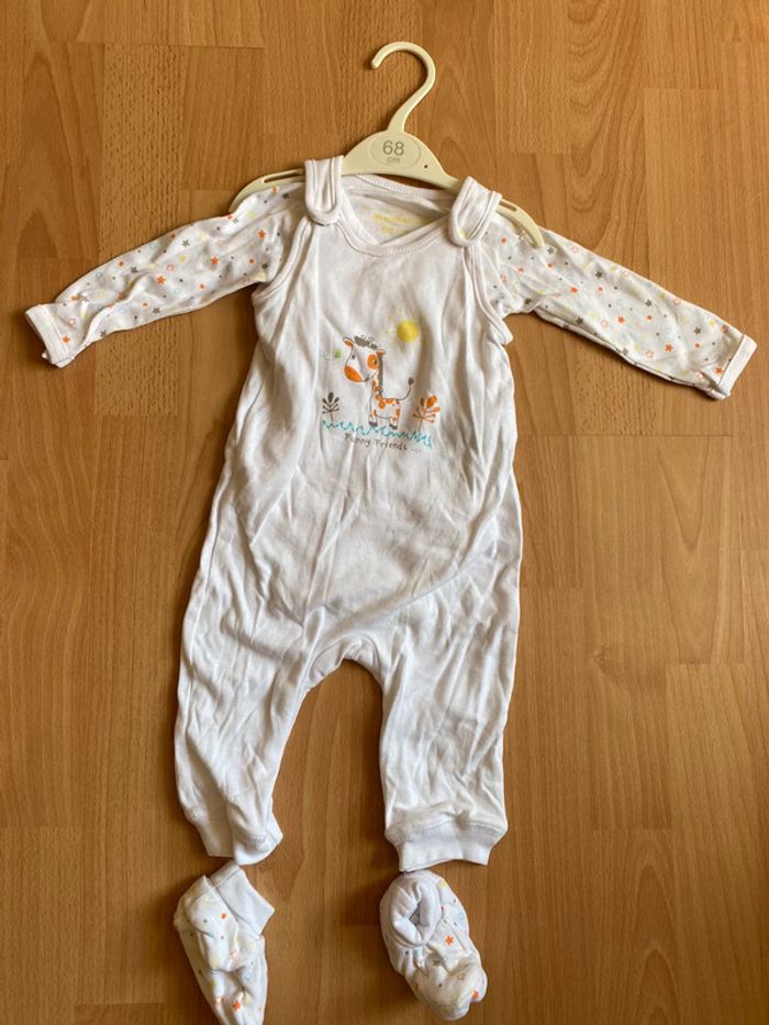 Joli ensemble 6 pièces bébé T. 6 mois/68 cm mixte neuf avec étiquette - photo numéro 3