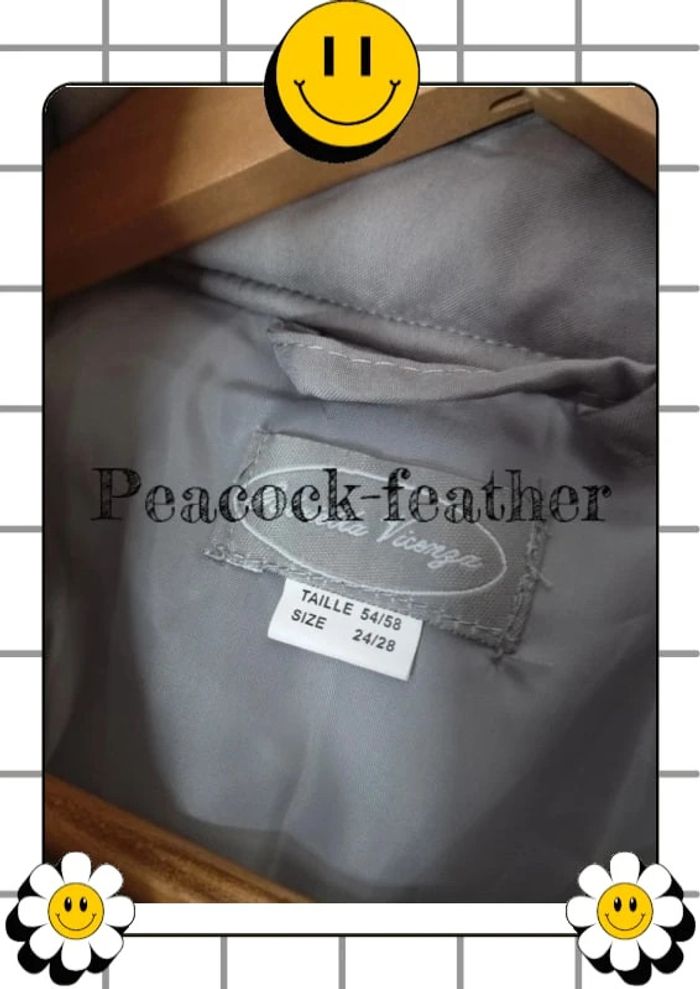 Blouson veste grise matelassée neuve 54/56 - photo numéro 3