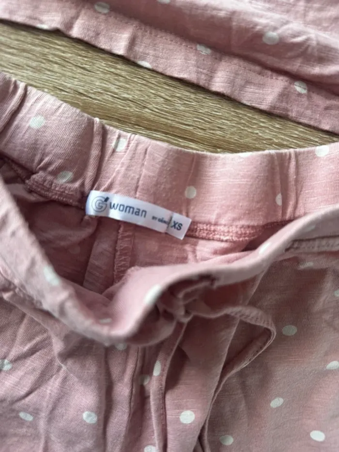 Pyjama 2 pièces à pois - photo numéro 3