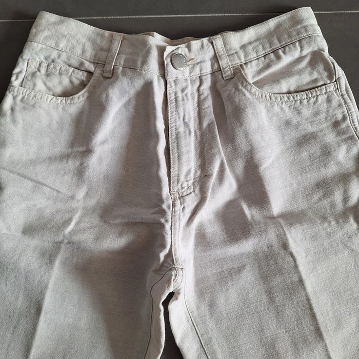Jeans crème - photo numéro 2