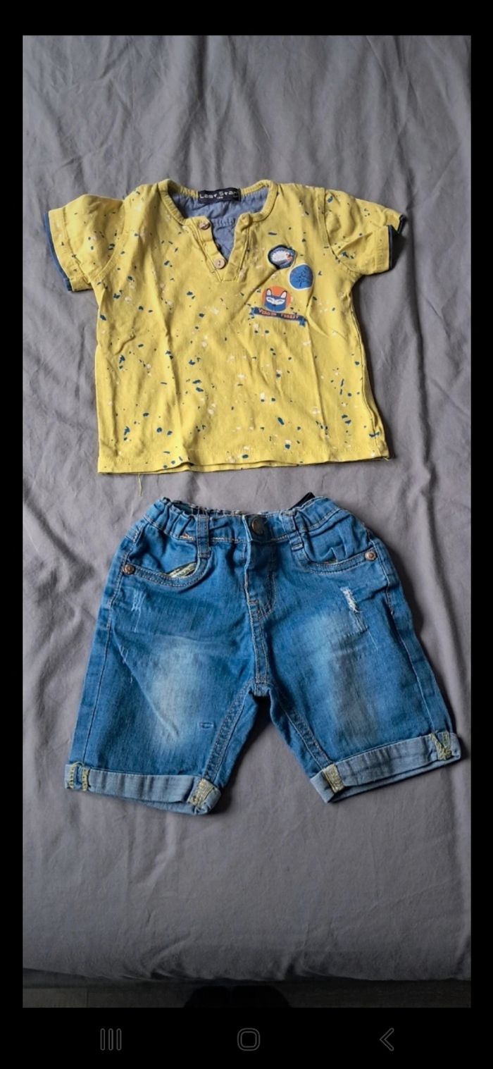 Ensemble short tee-shirt