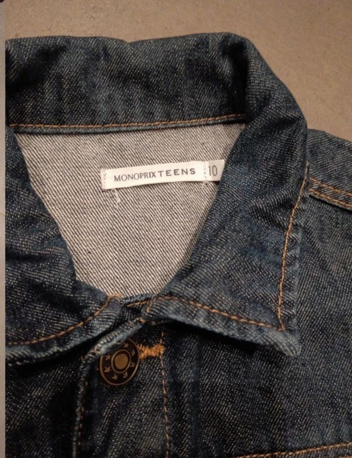 Veste jean monoprix teens 10 ans - photo numéro 2
