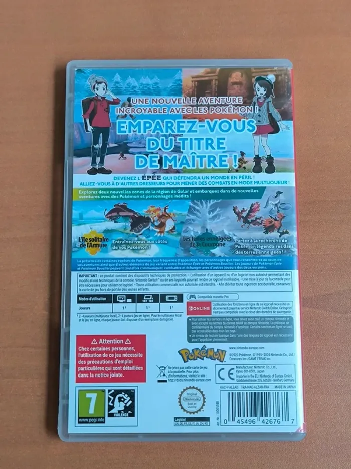Pokémon épée + pass d’extension switch - photo numéro 2