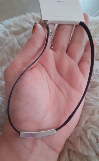 🍂Ra de cou noir et argenté🍂