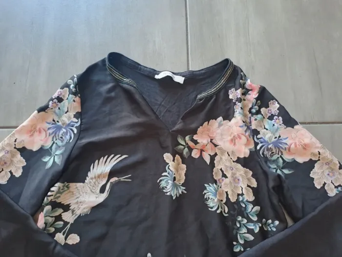 Blouse floral héron Promod - photo numéro 5