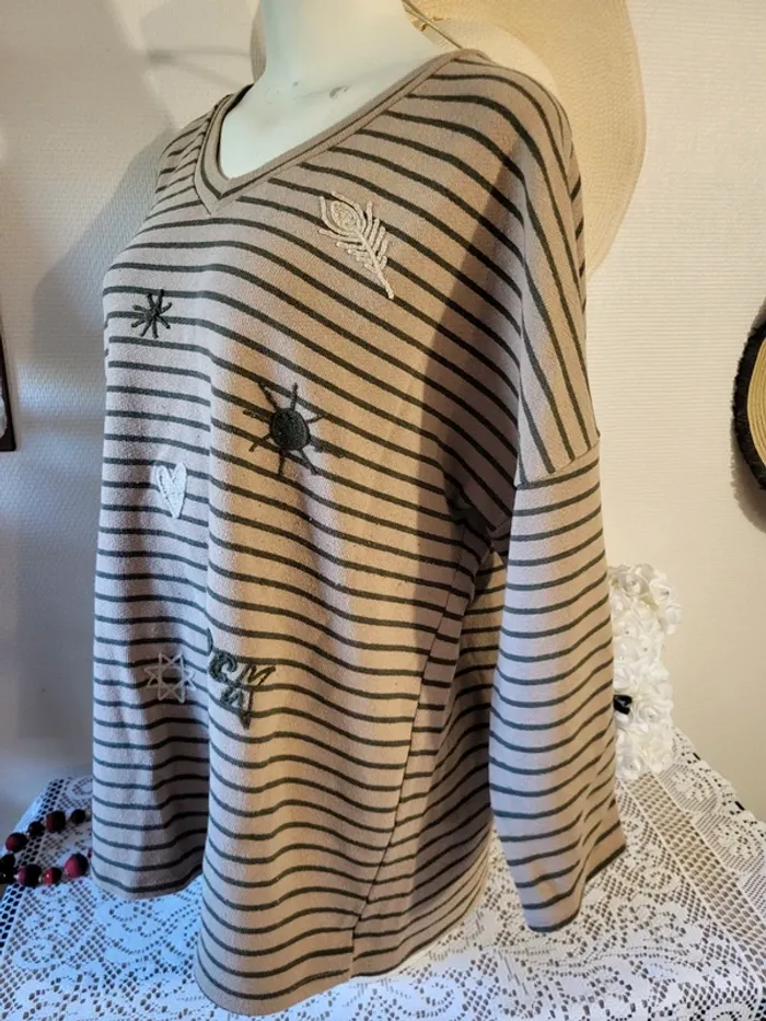 Pull rayures - photo numéro 3