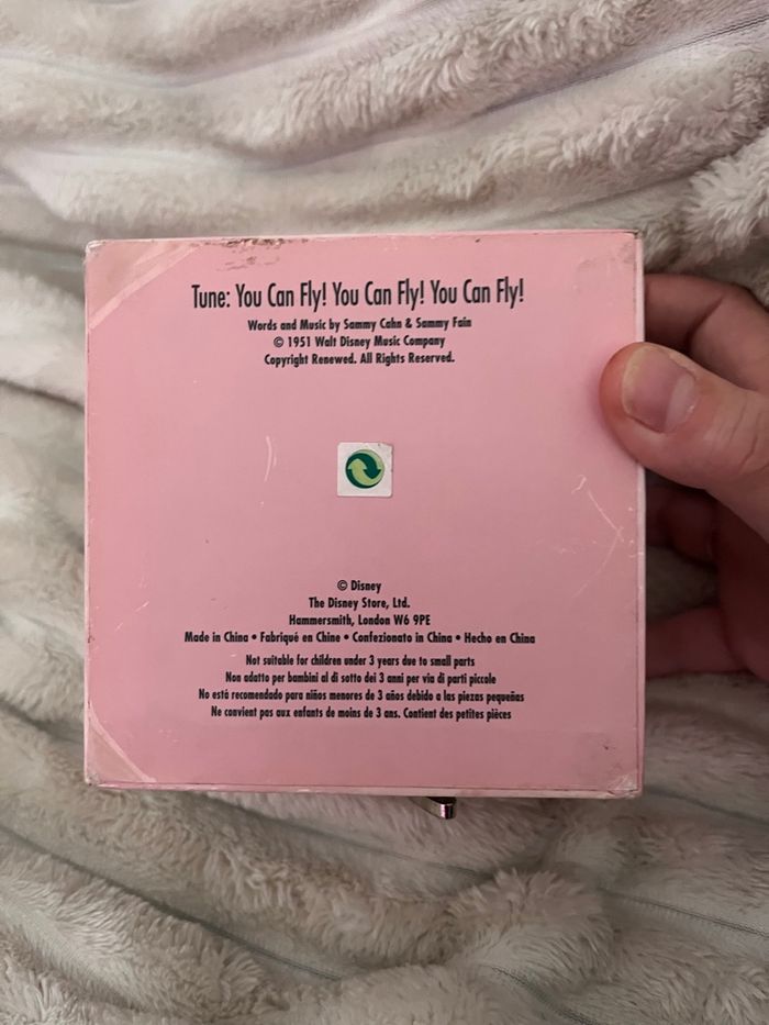 Boîte à bijoux musical fée clochette Disney - photo numéro 6
