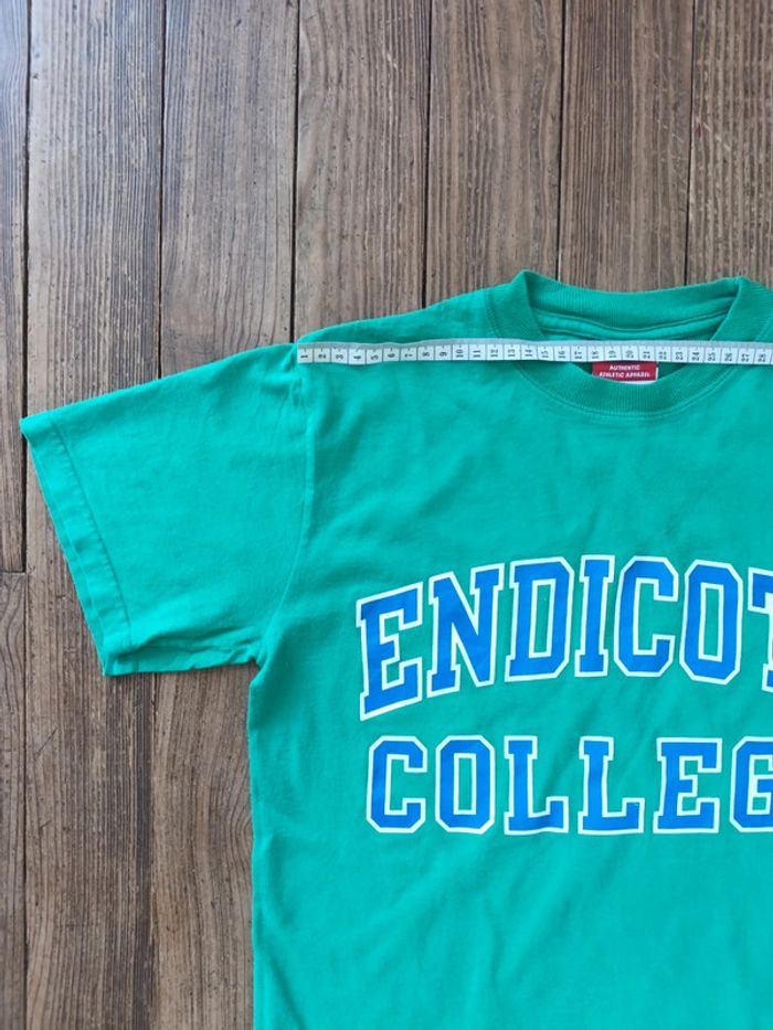 T-shirt vintage Champion USA 90s endicott collège S - photo numéro 6