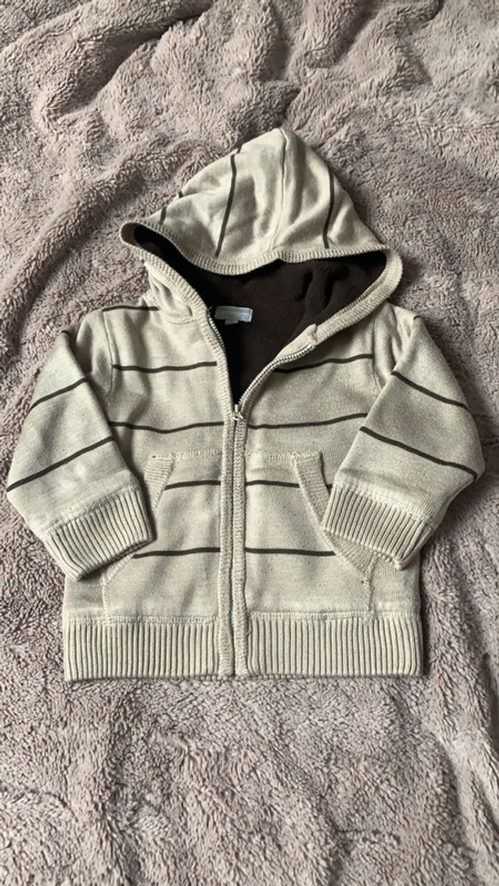 Gilet chaud en mailles garçon