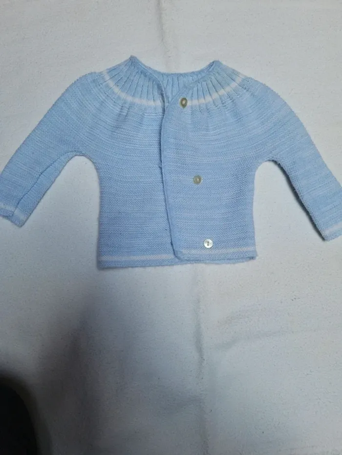 Brassière gilet laine bebe