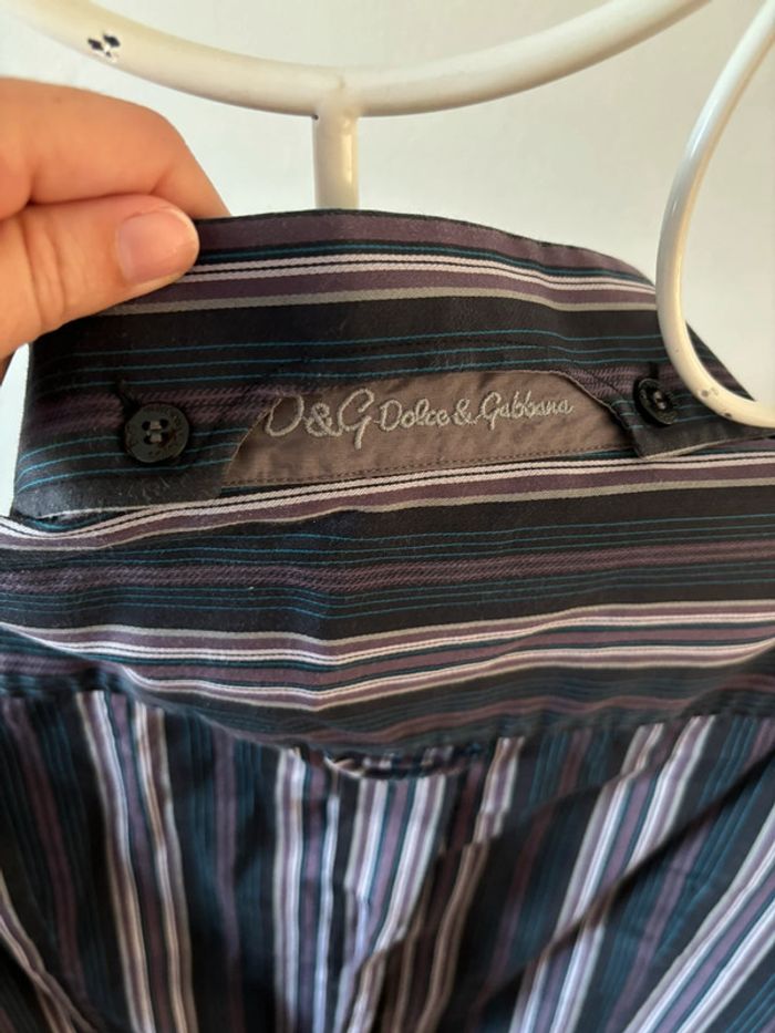 Chemise rayée D&G Dolce & Gabbana - photo numéro 3