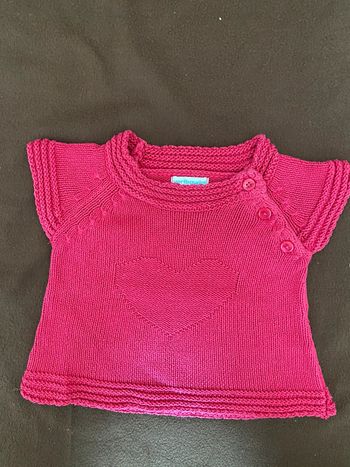 Pull manches courtes 12 mois