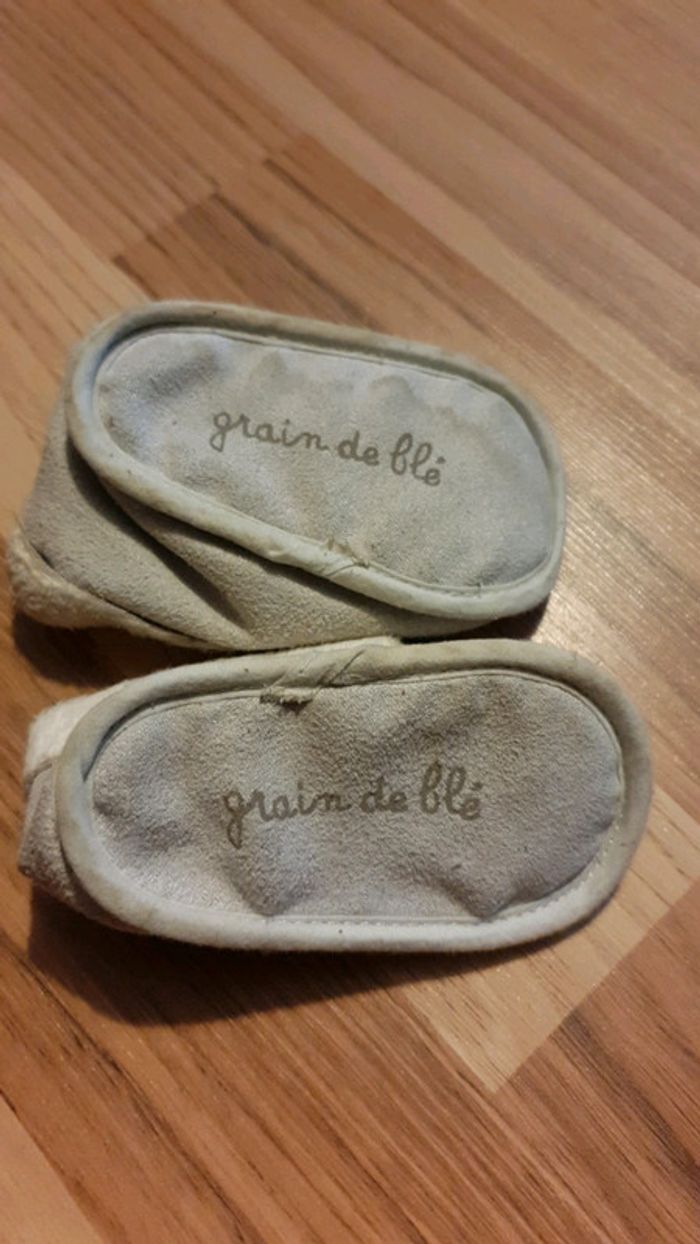 chaussons bebe grain de blé - photo numéro 3