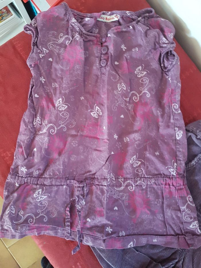 Lot 2 pièces fille 2 - 3 ans short et tunique - photo numéro 4
