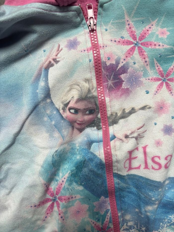 Gilet à zip reine des neiges - photo numéro 4