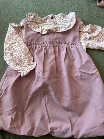 Robe + t-shirt manches longues  6 mois 