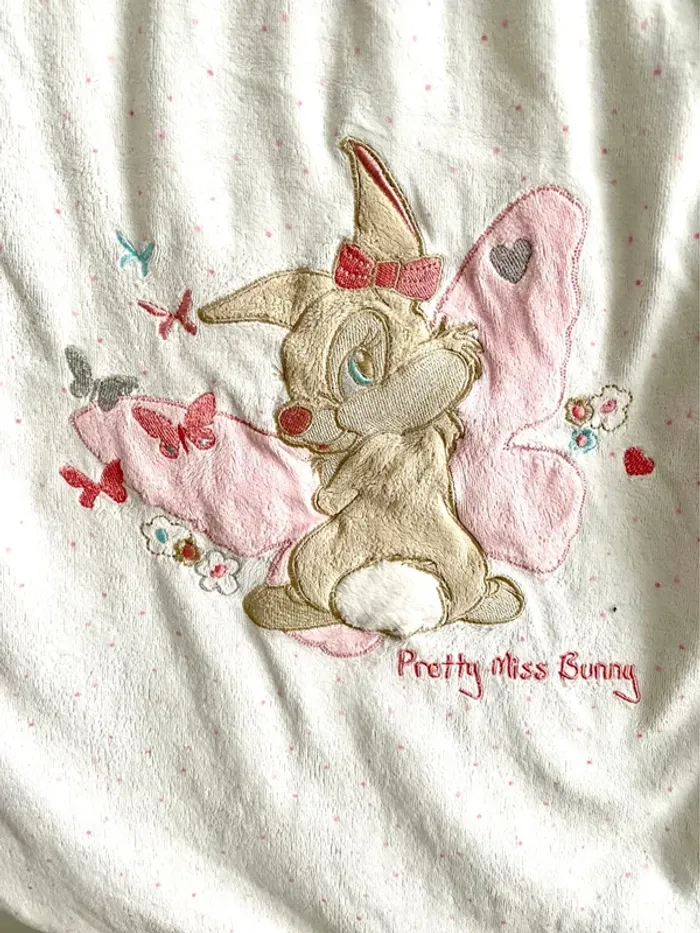 Gigoteuse velours Pan Pan fille Disney taille 0-6 mois TBE - photo numéro 4
