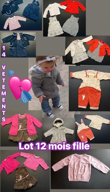 Lot 12 mois fille