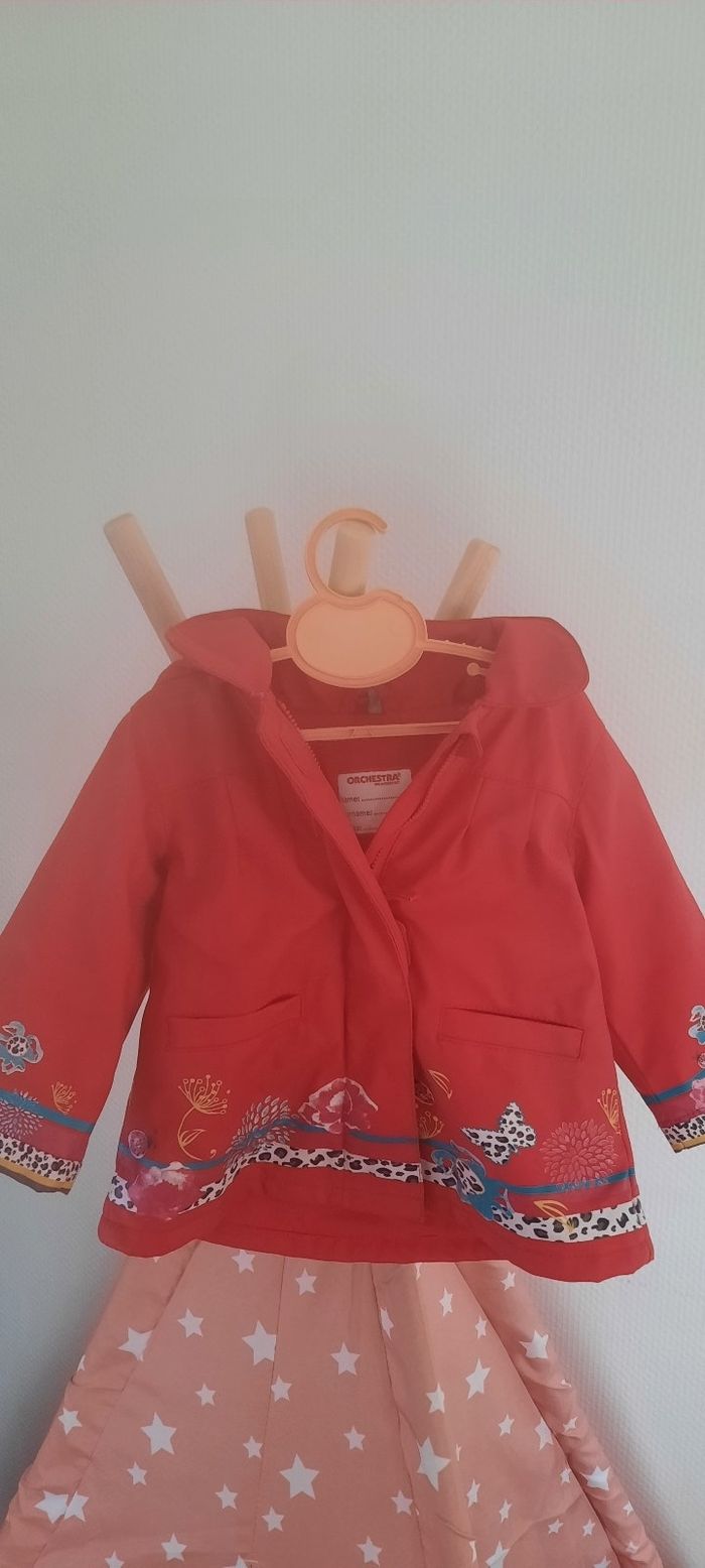 Imperméable fille 9 mois
